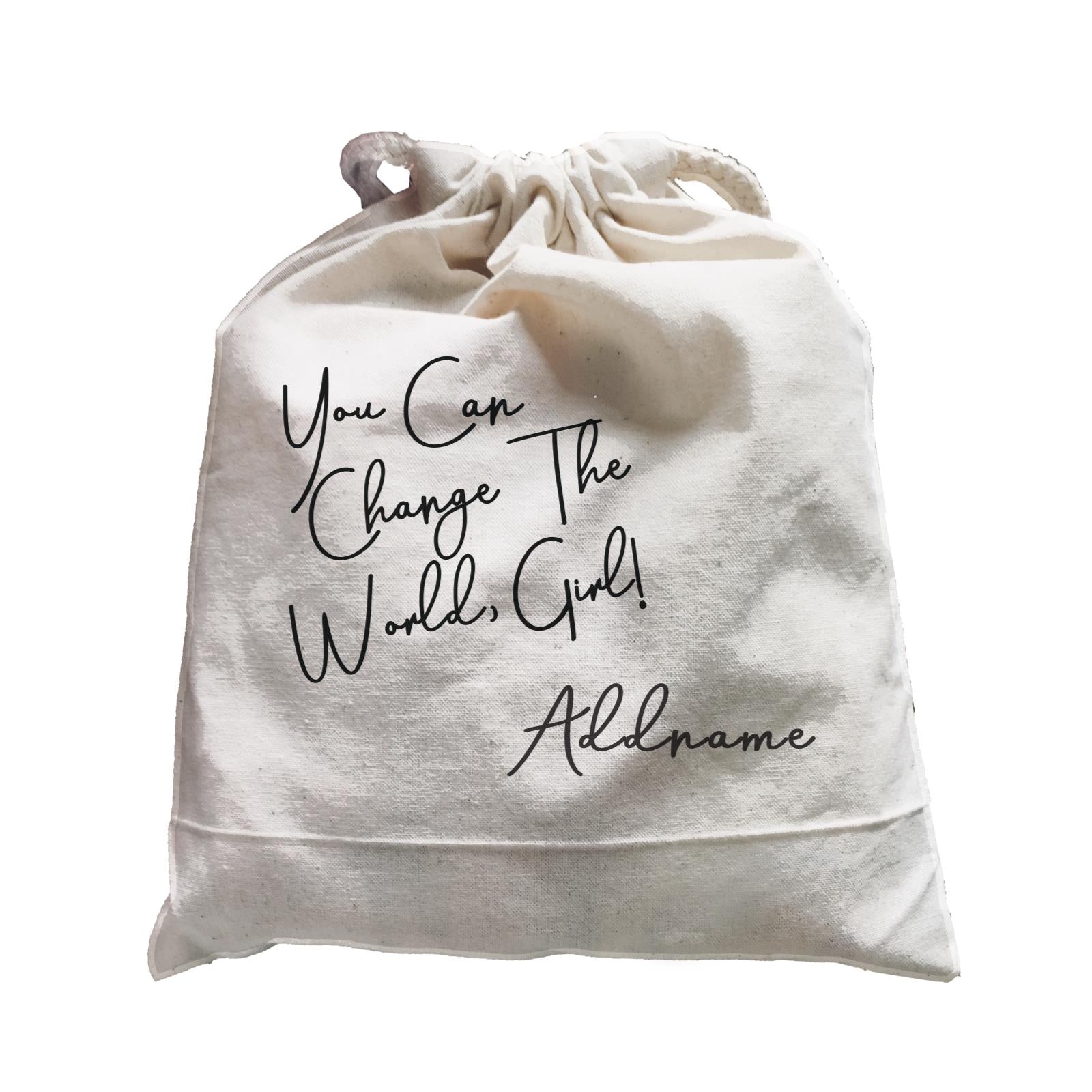 Girl Boss Quotes You Can Change The World Girl Addname Satchel