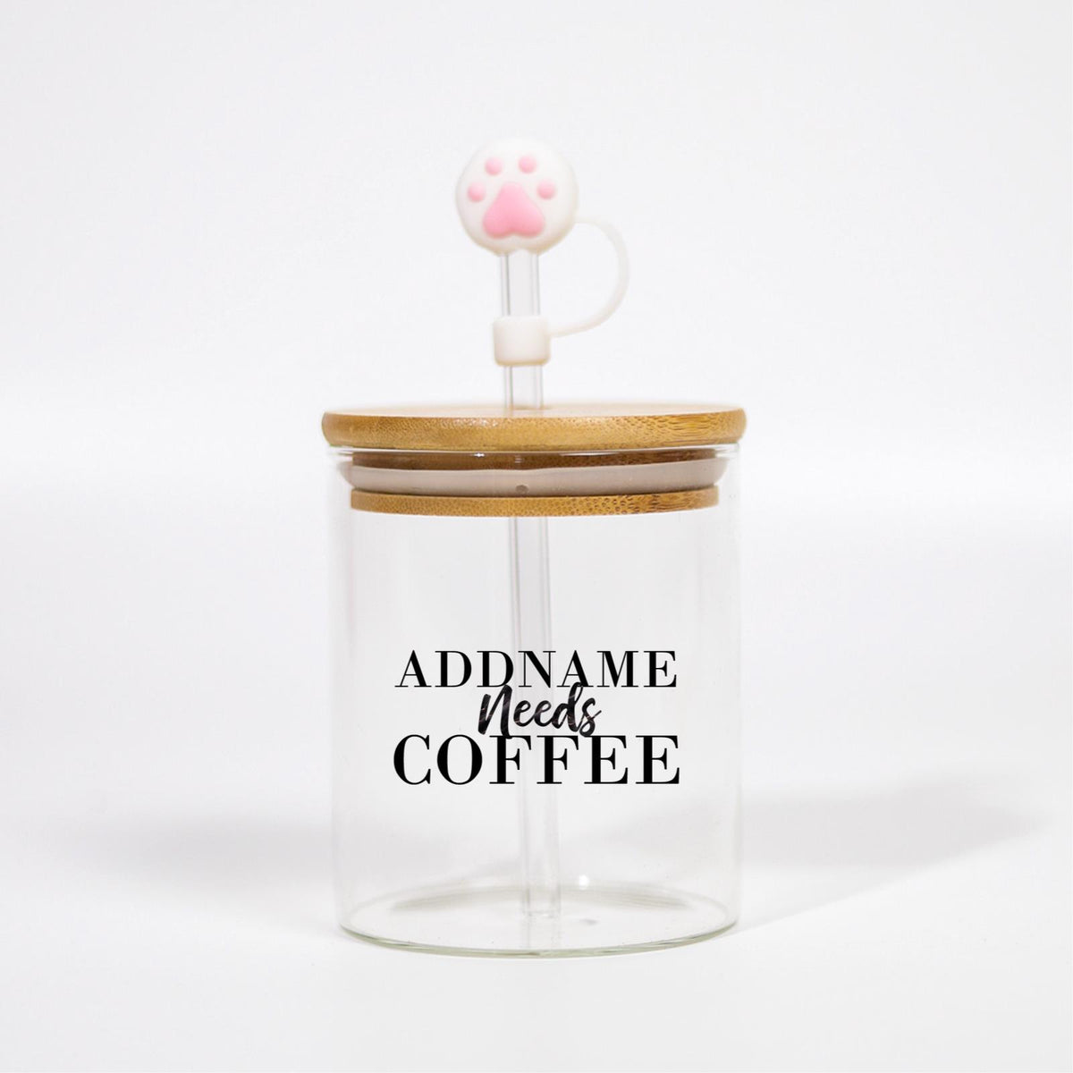Marble Addname Need Coffee Canicup - Jet With Black Text