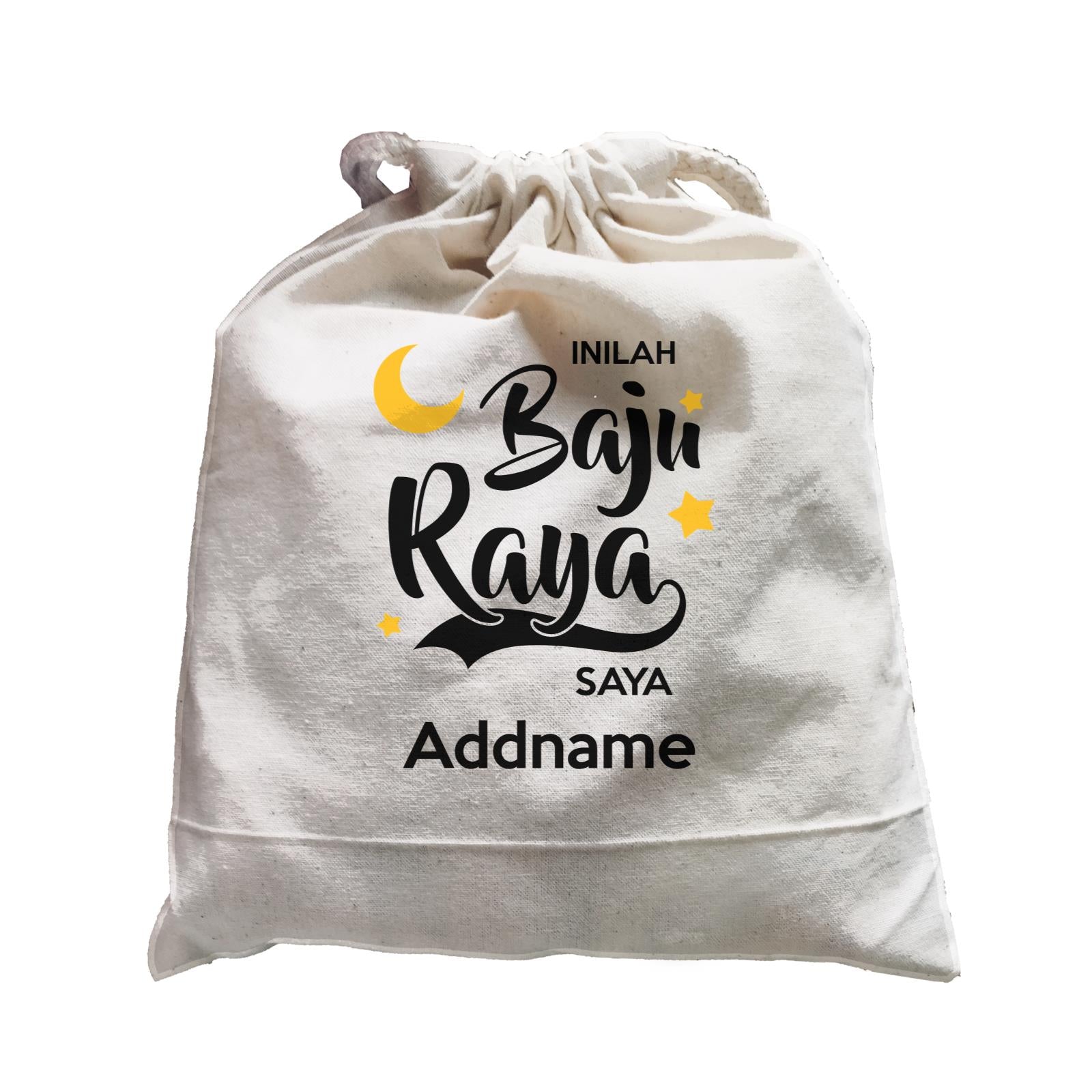 Raya Typography Inilah baju Raya Saya Addname Accessories Satchel