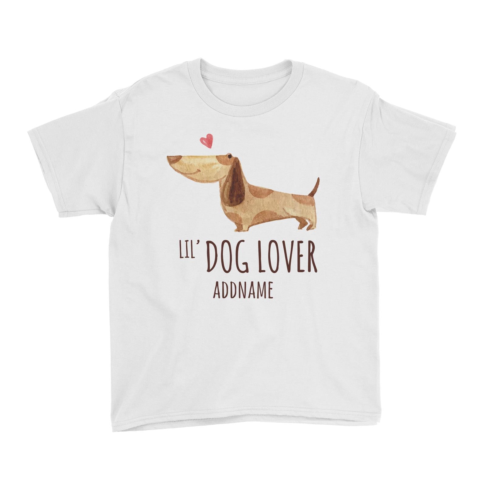 Lil Dog Lover White Kid's T-Shirt