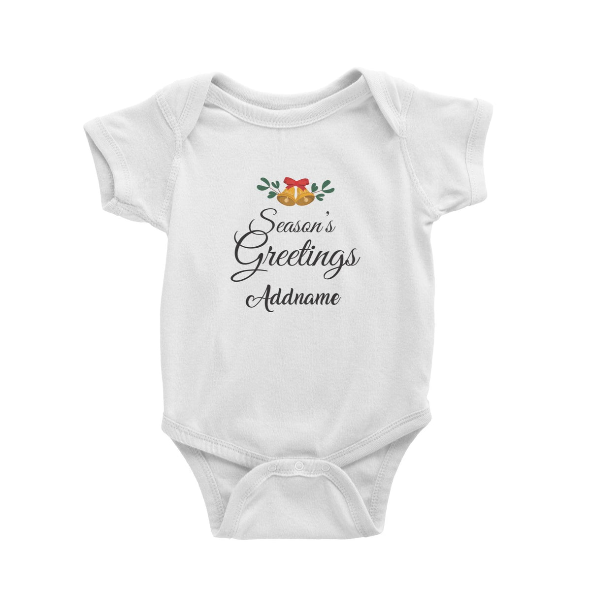 Christmas Series Season Greetings Baby Romper
