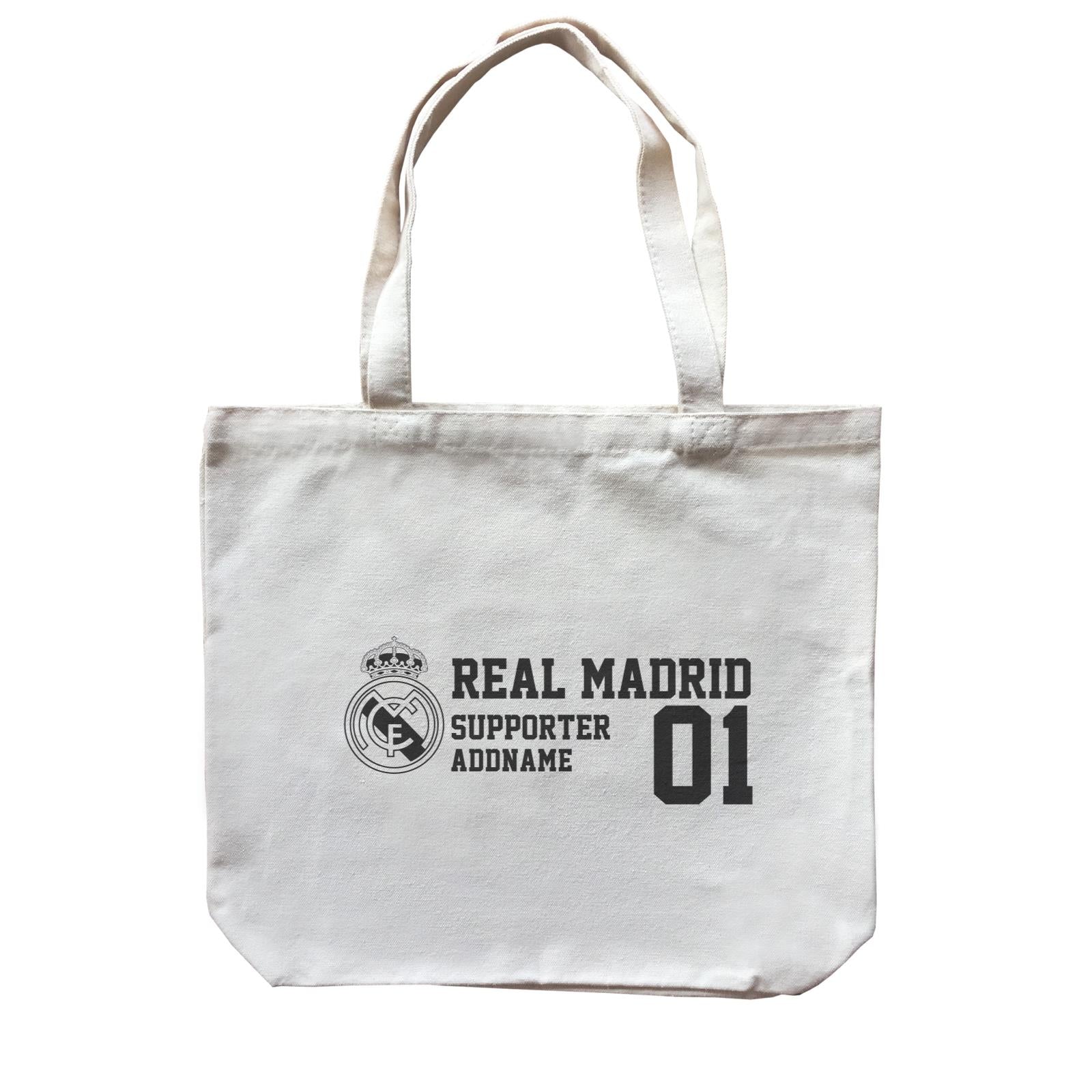 Real Madrid Football Supporter Accessories Addname Canvas Bag