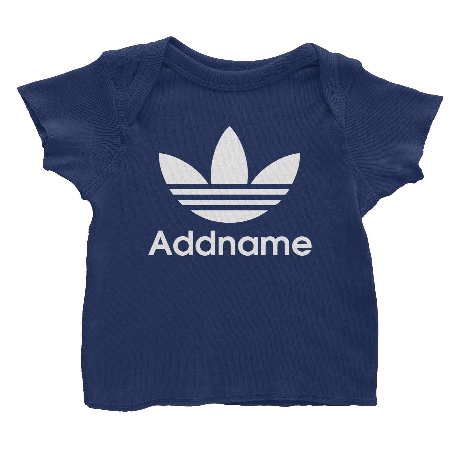 Streetwear Leaf Emblem Addname Baby T-Shirt