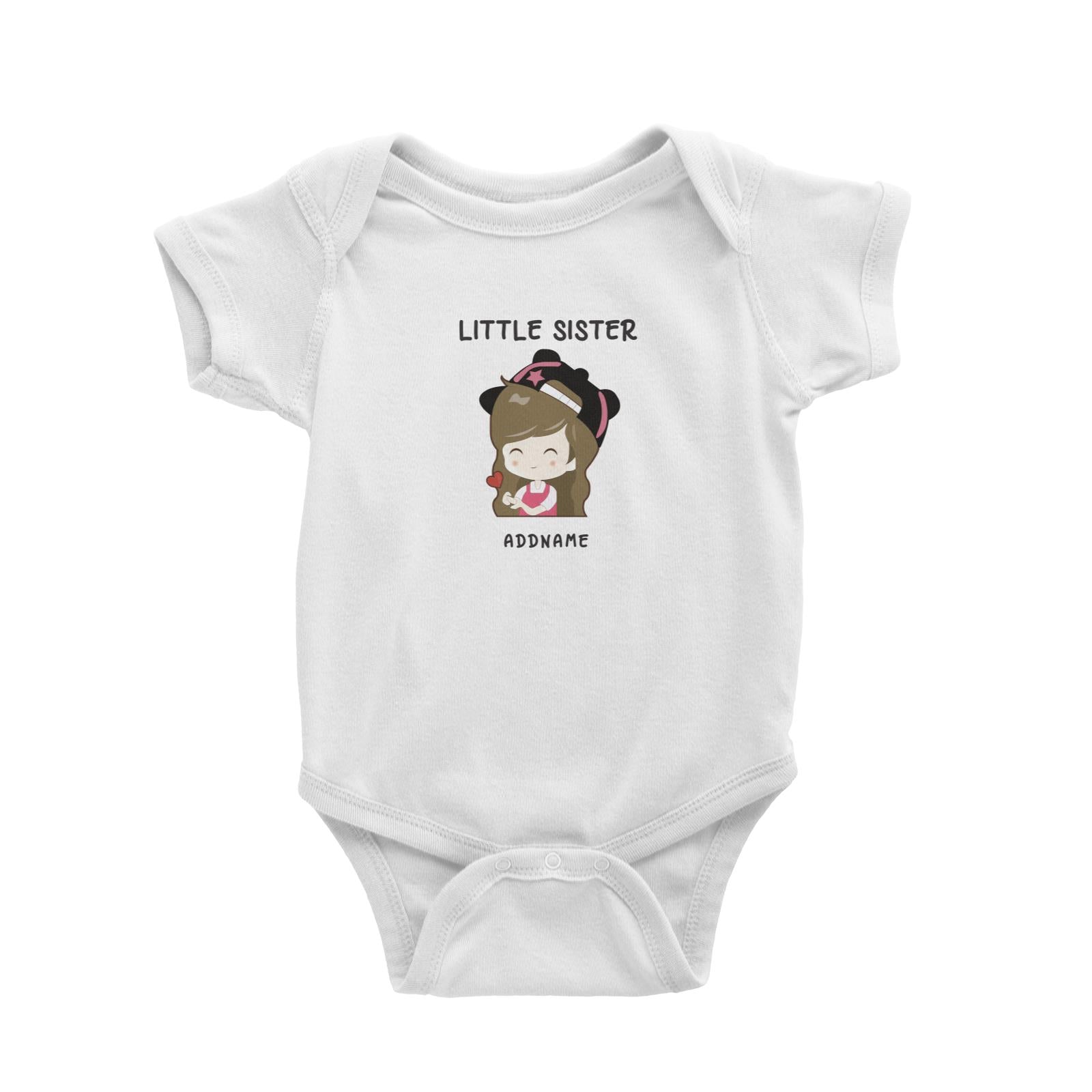 My Lovely Family Series Little Sister Addname Baby Romper (FLASH DEAL)