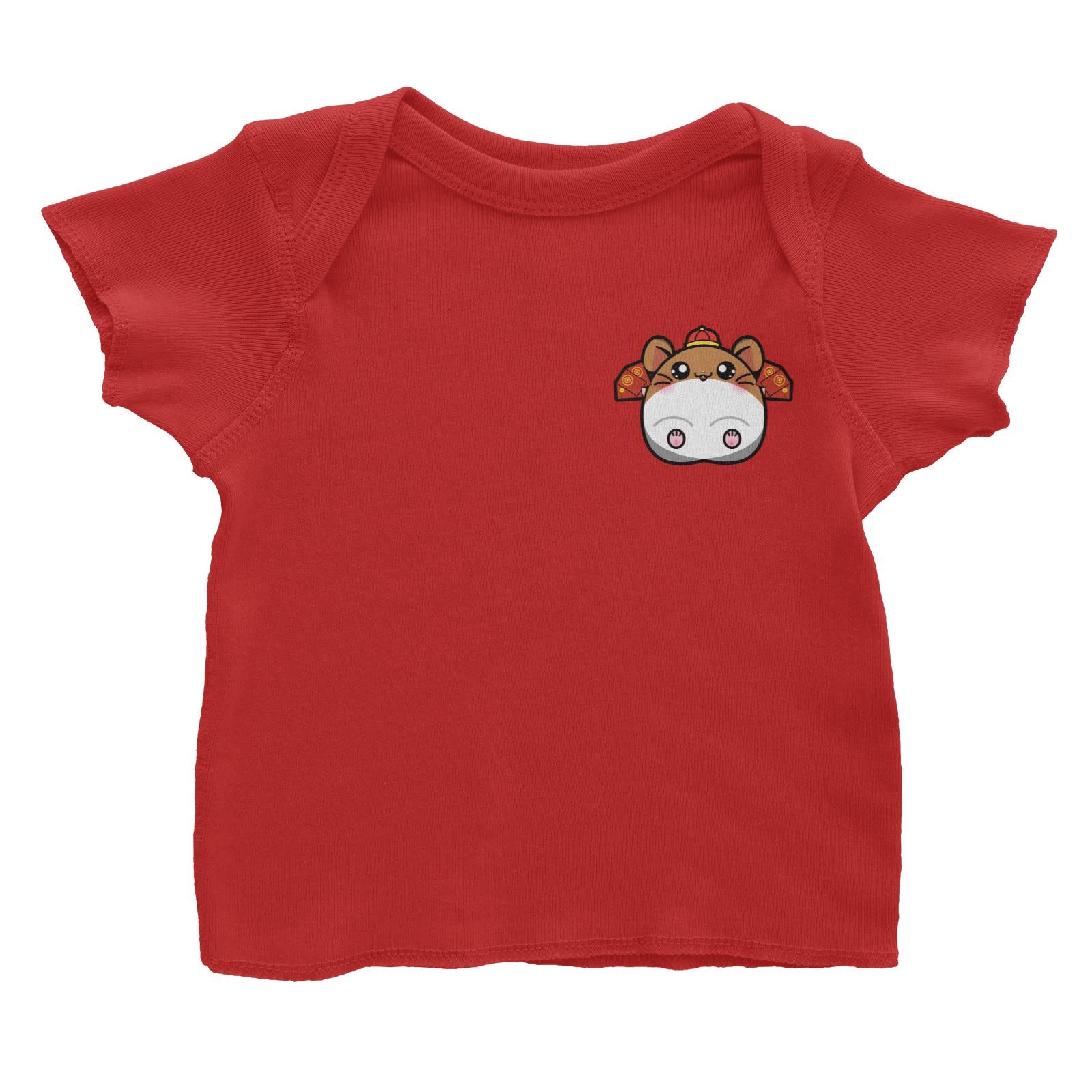 Prosperous Pocket Mouse Series Bob With AngPao Wishes Happy Prosperity Baby T-Shirt