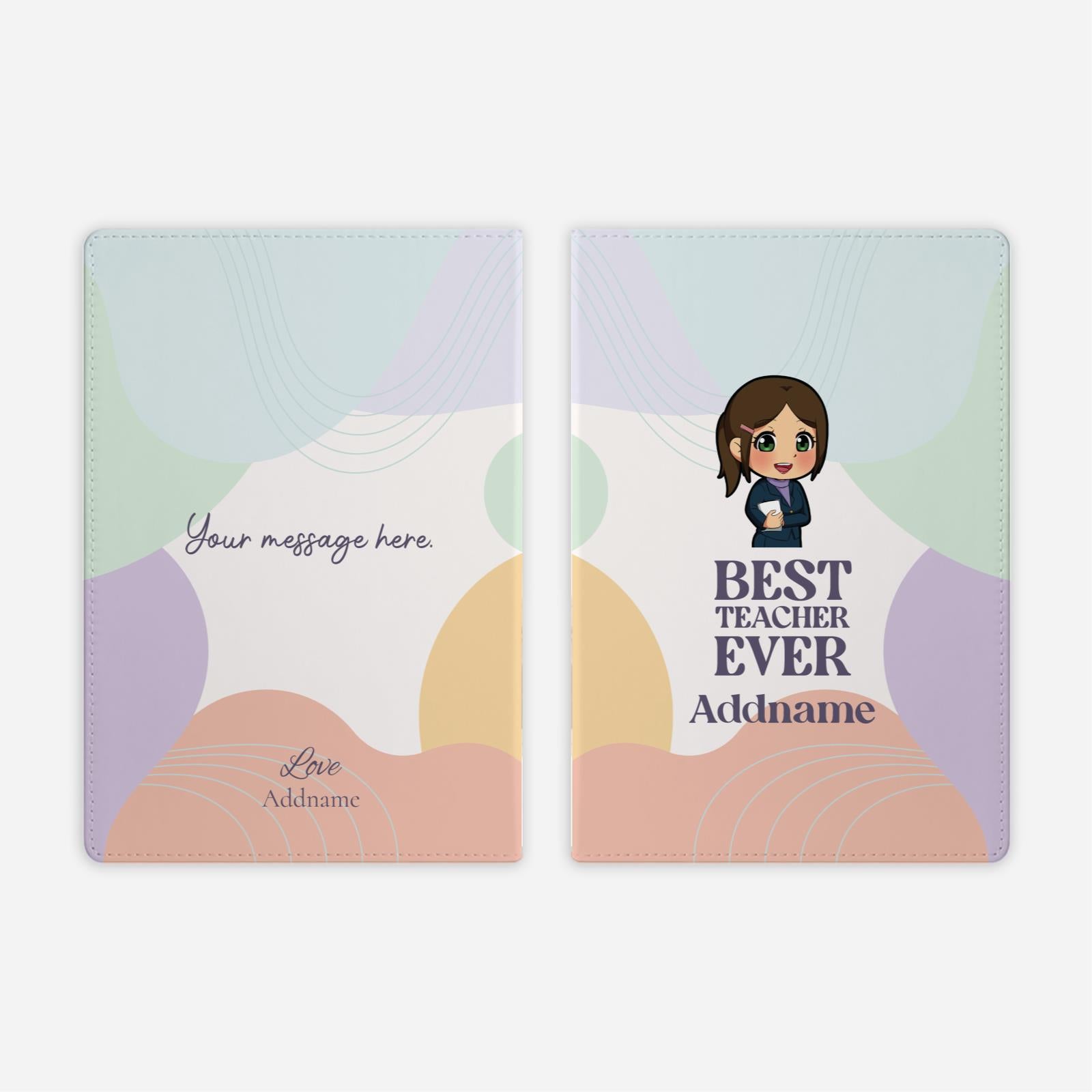 Teacher's Day - Chinese Female Teacher Full Print Notebook