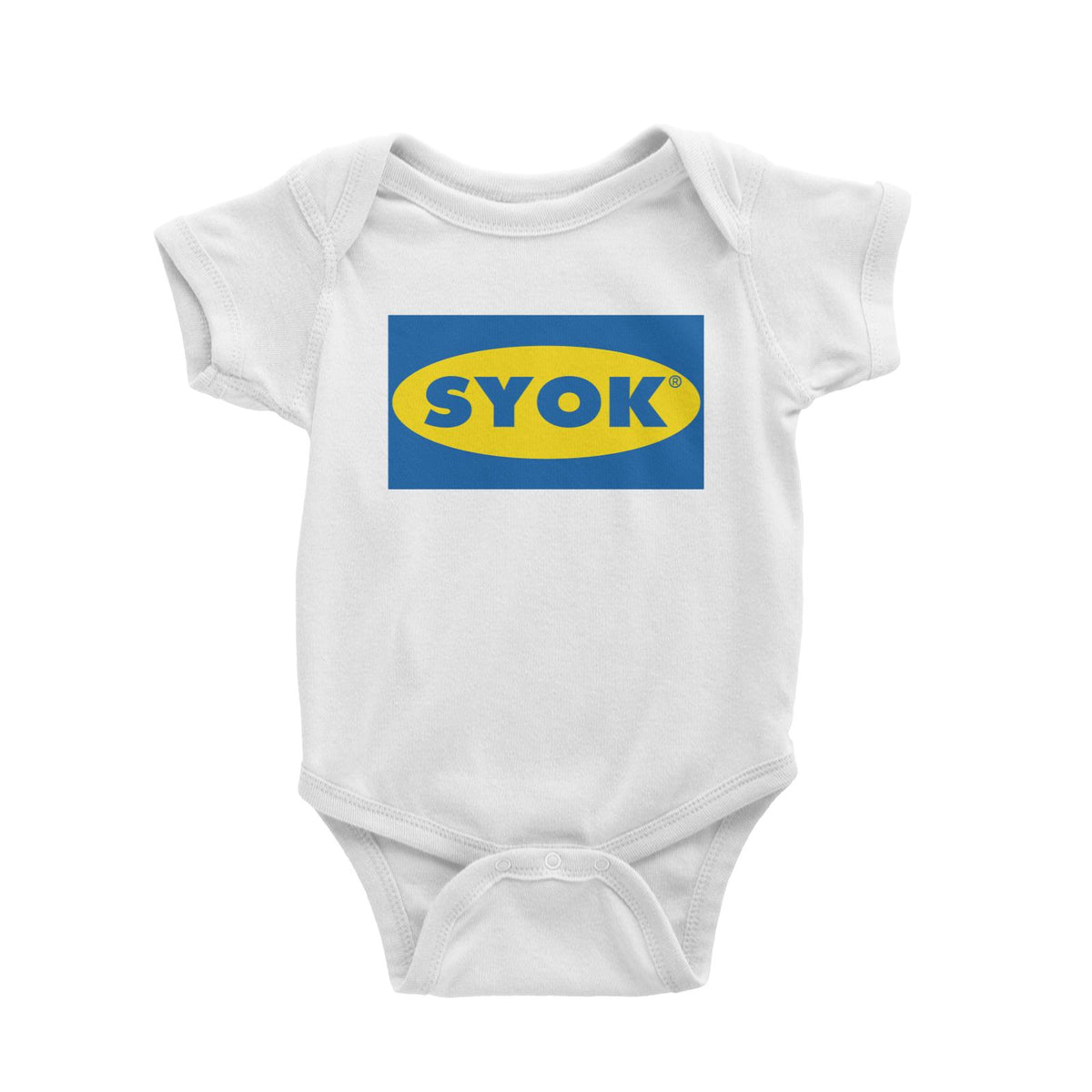 Slang Statement Syok Baby Romper