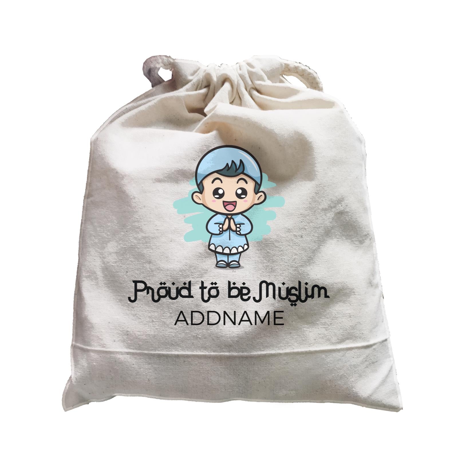 Proud To Be Muslim Happy Little Boy Addname Satchel