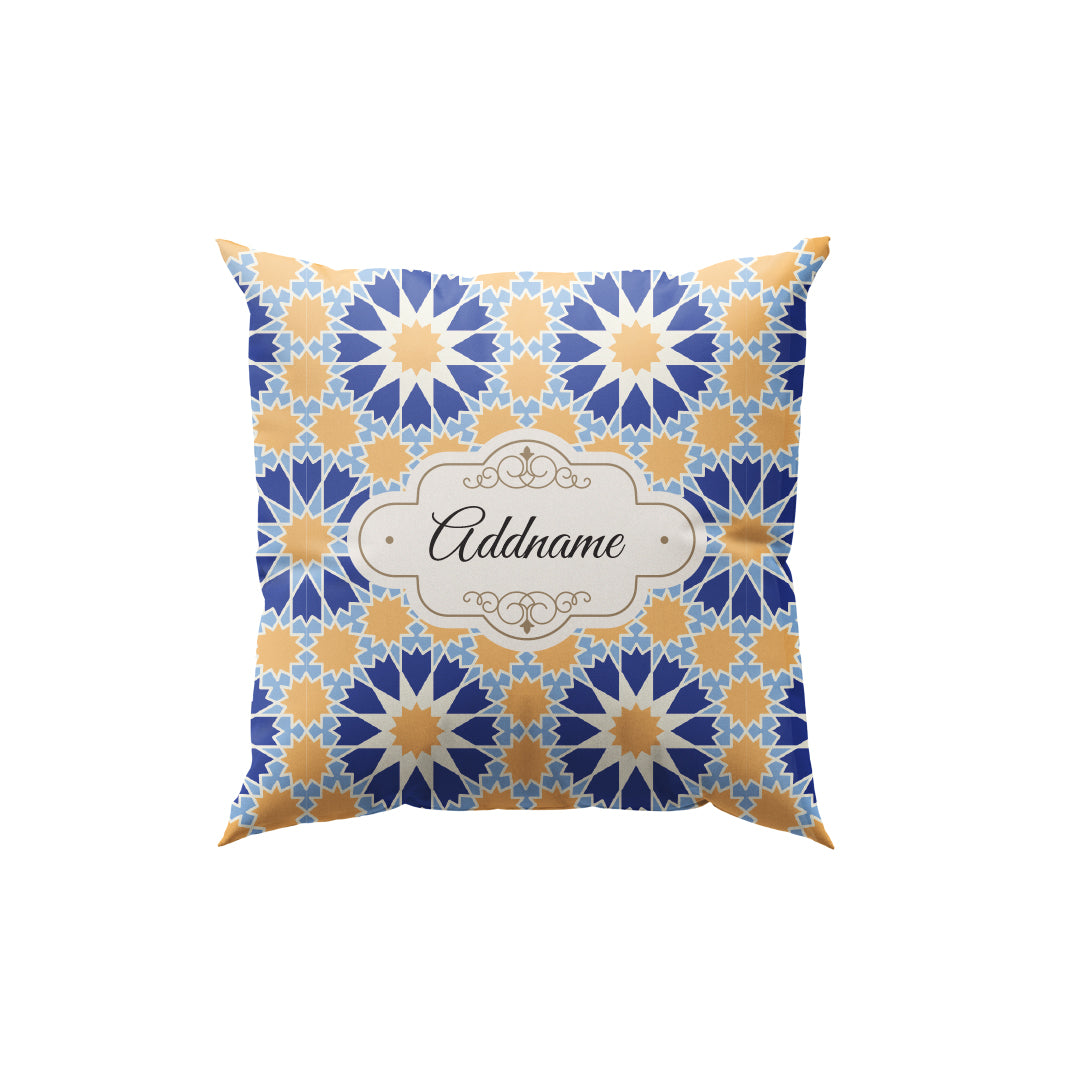 Moroccan Aegean Full Print Cushion Cover with Inner Cushion