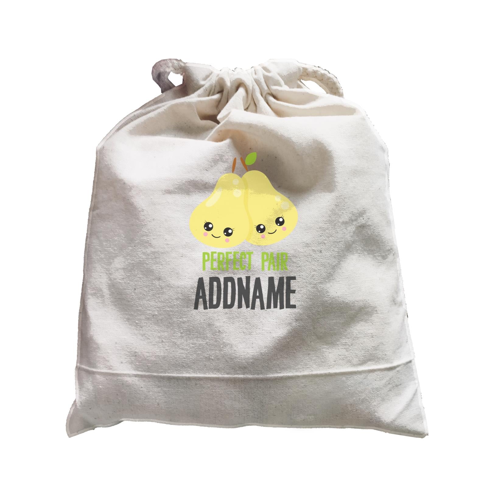 Love Food Puns Perfect Pair Addname Satchel