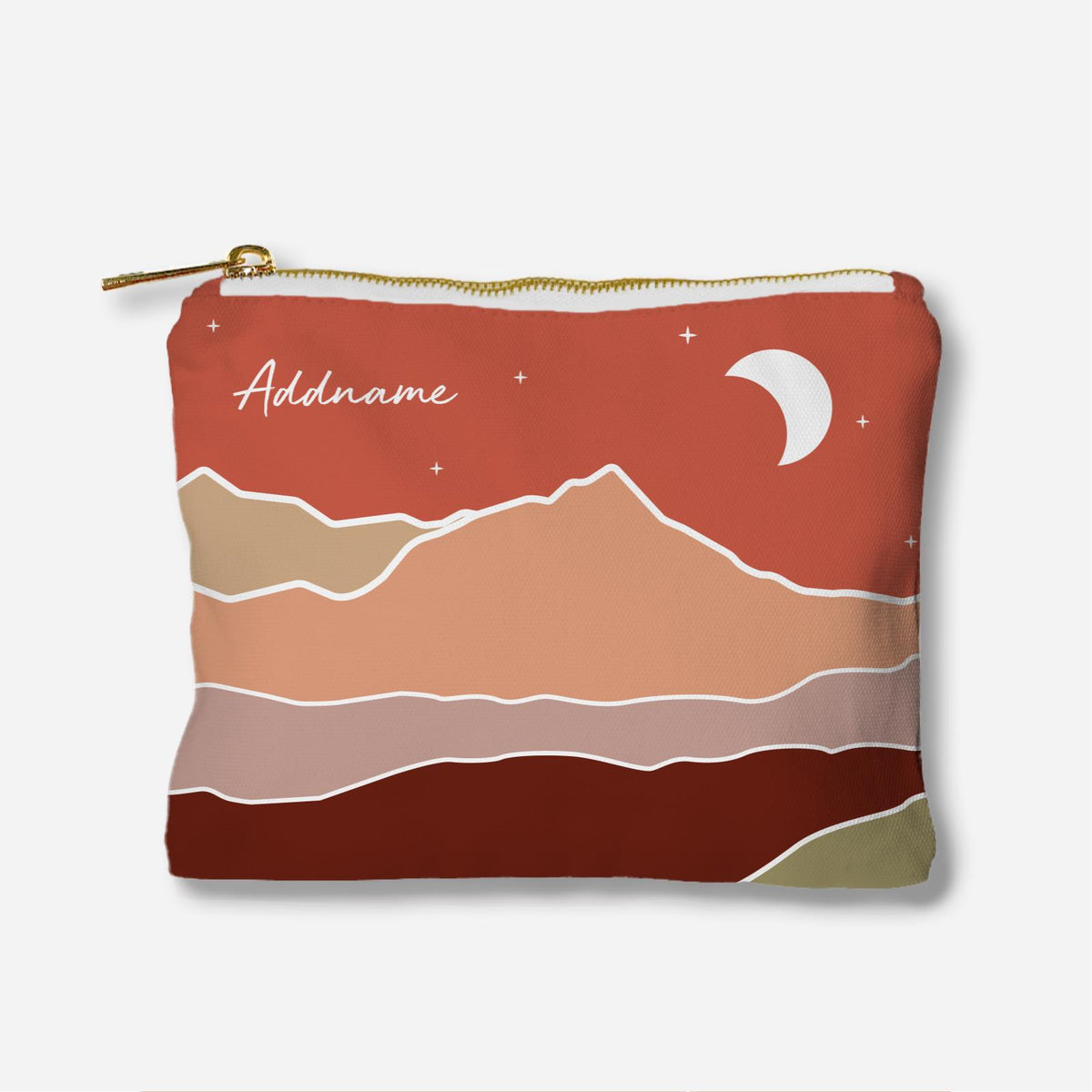 Kaira Series Full Print Zipper Pouch - Asfar