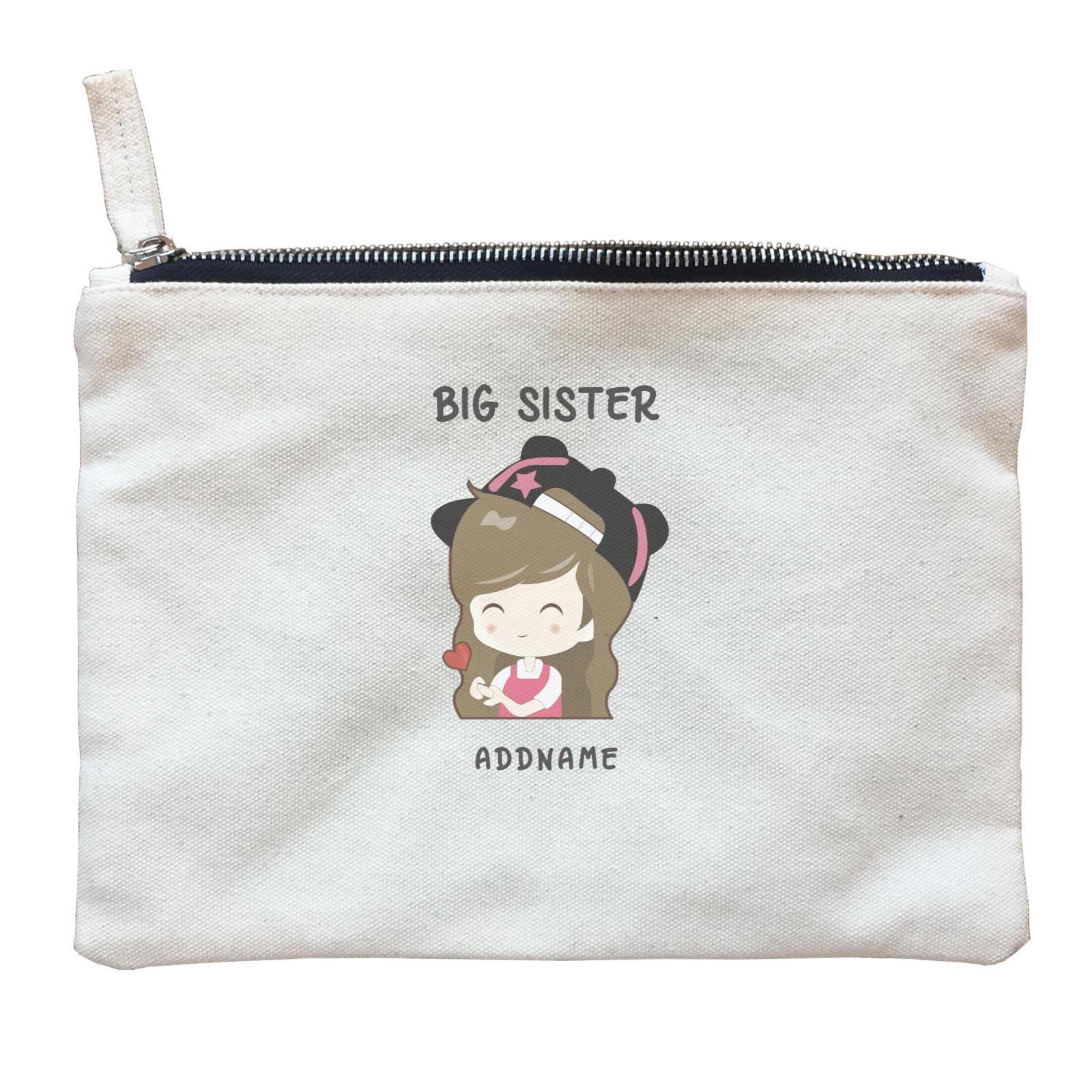 My Lovely Family Series Big Sister Addname Zipper Pouch