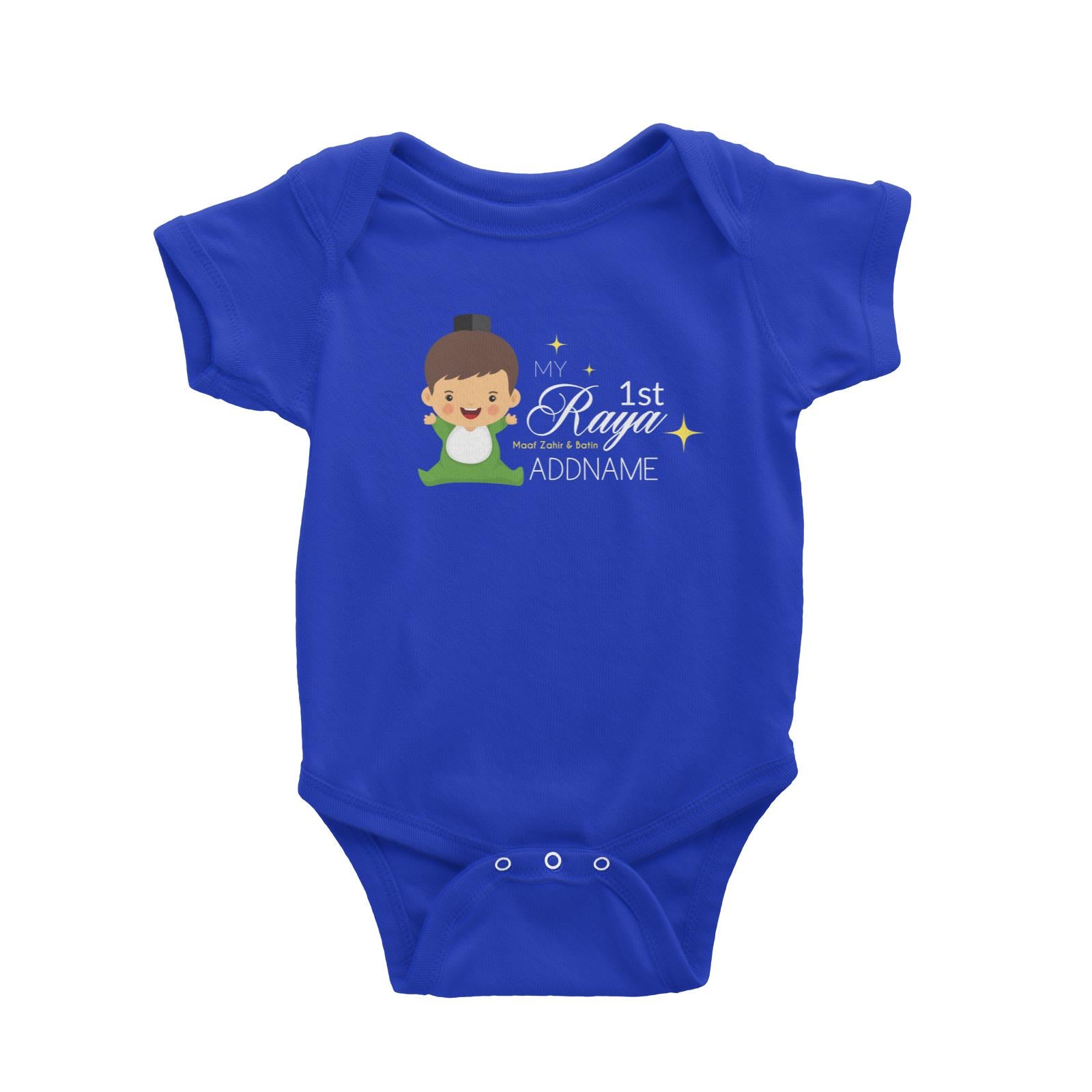 My 1st Raya Baby Boy Baby Romper  Personalizable Designs Sweet Character