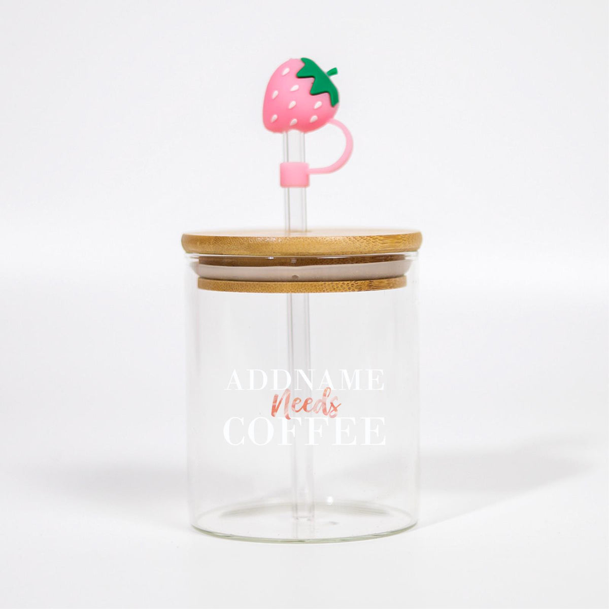 Marble Addname Need Coffee Canicup - Rose With White Text