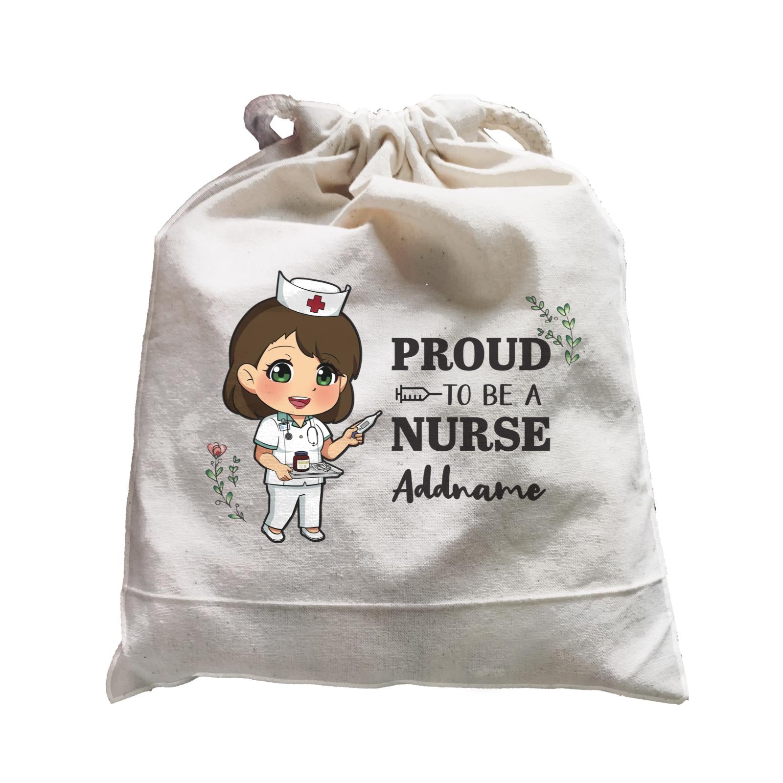 Proud To Be A Nurse Chibi Female Chinese Satchel