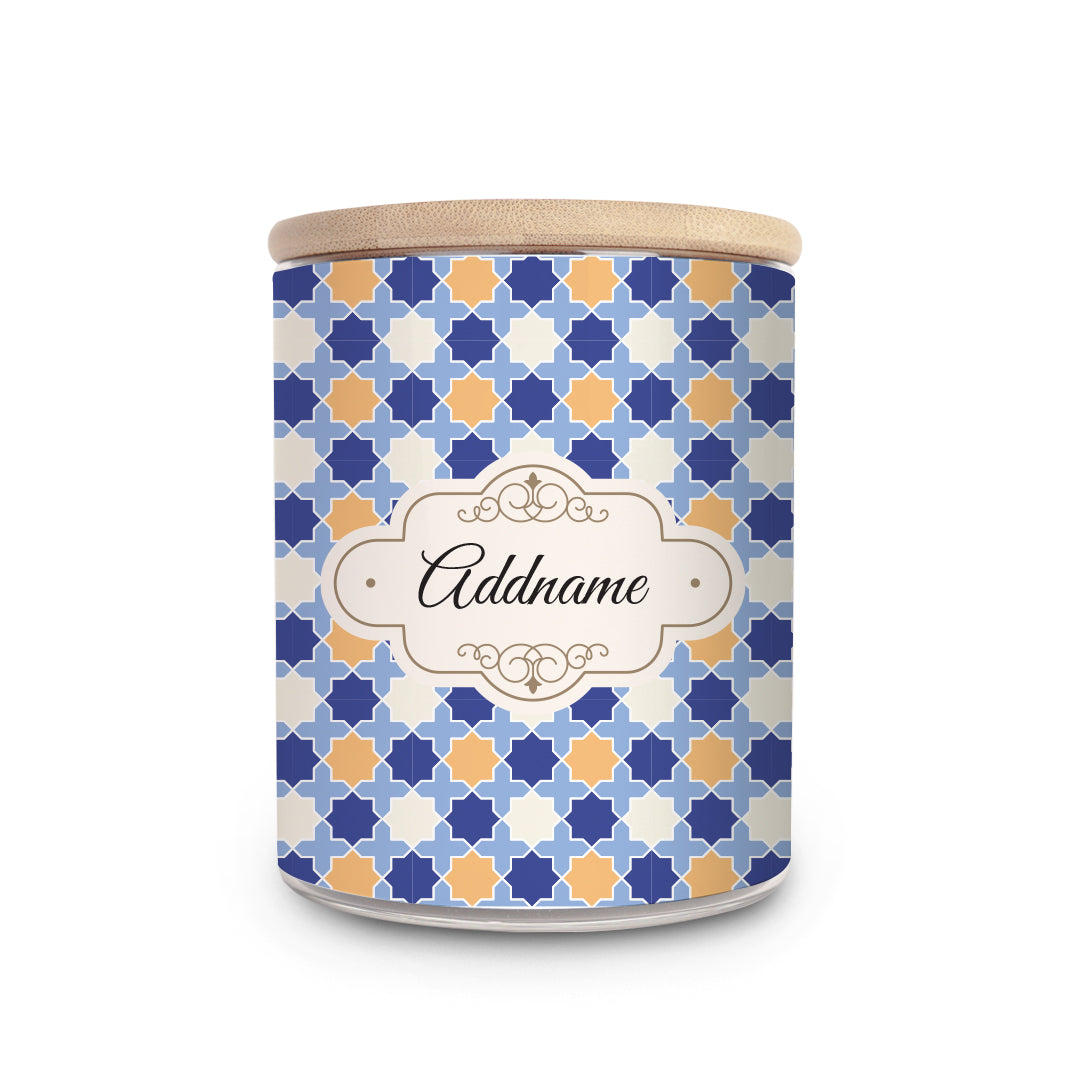 Monotous Moroccan Single Blue Canister