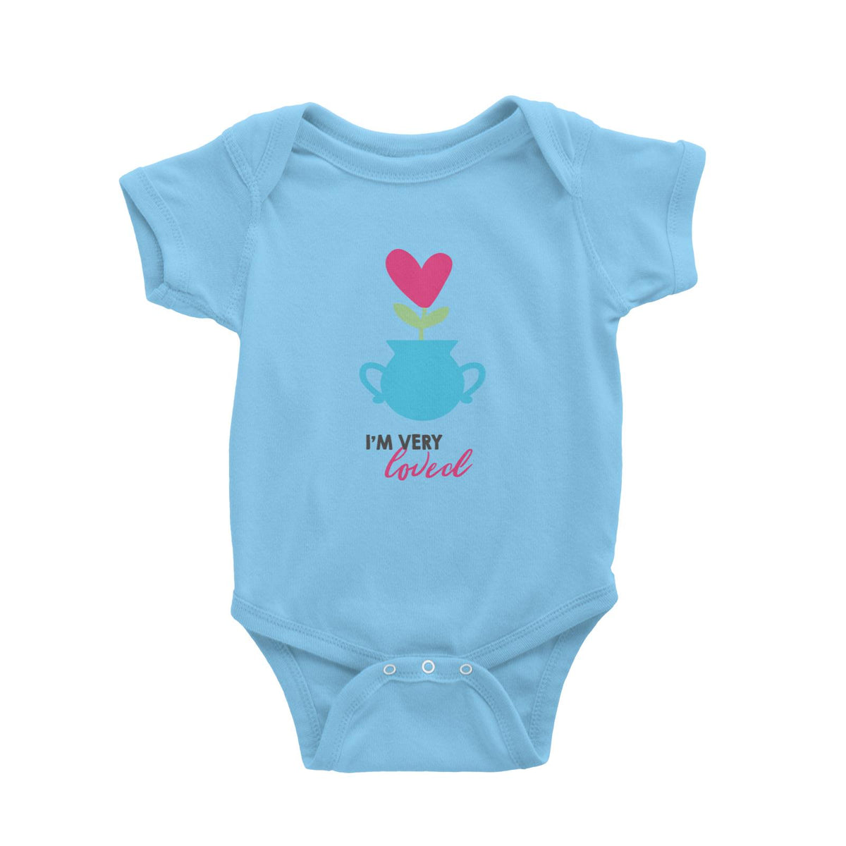 Nurturing I'm Very Loved Baby Romper Love Matching Family