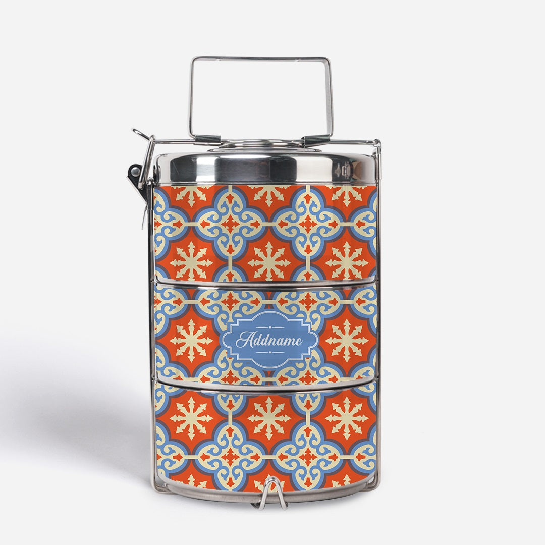 Moroccan Series - Cherqi - Three-Tier Tiffin Carrier