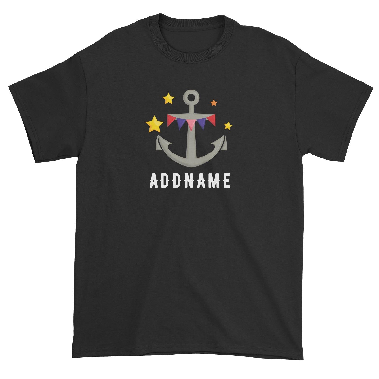 Birthday Sailor Anchor Addname Unisex T-Shirt