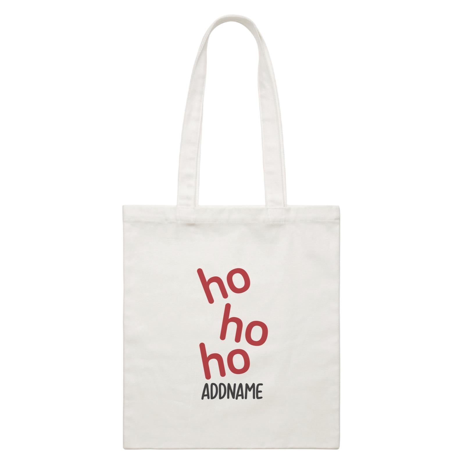 Xmas Ho Ho Ho Canvas Bag