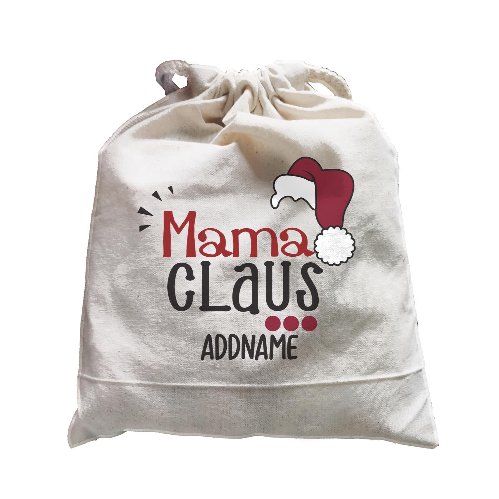 Xmas Mama Claus with Santa Hat Satchel