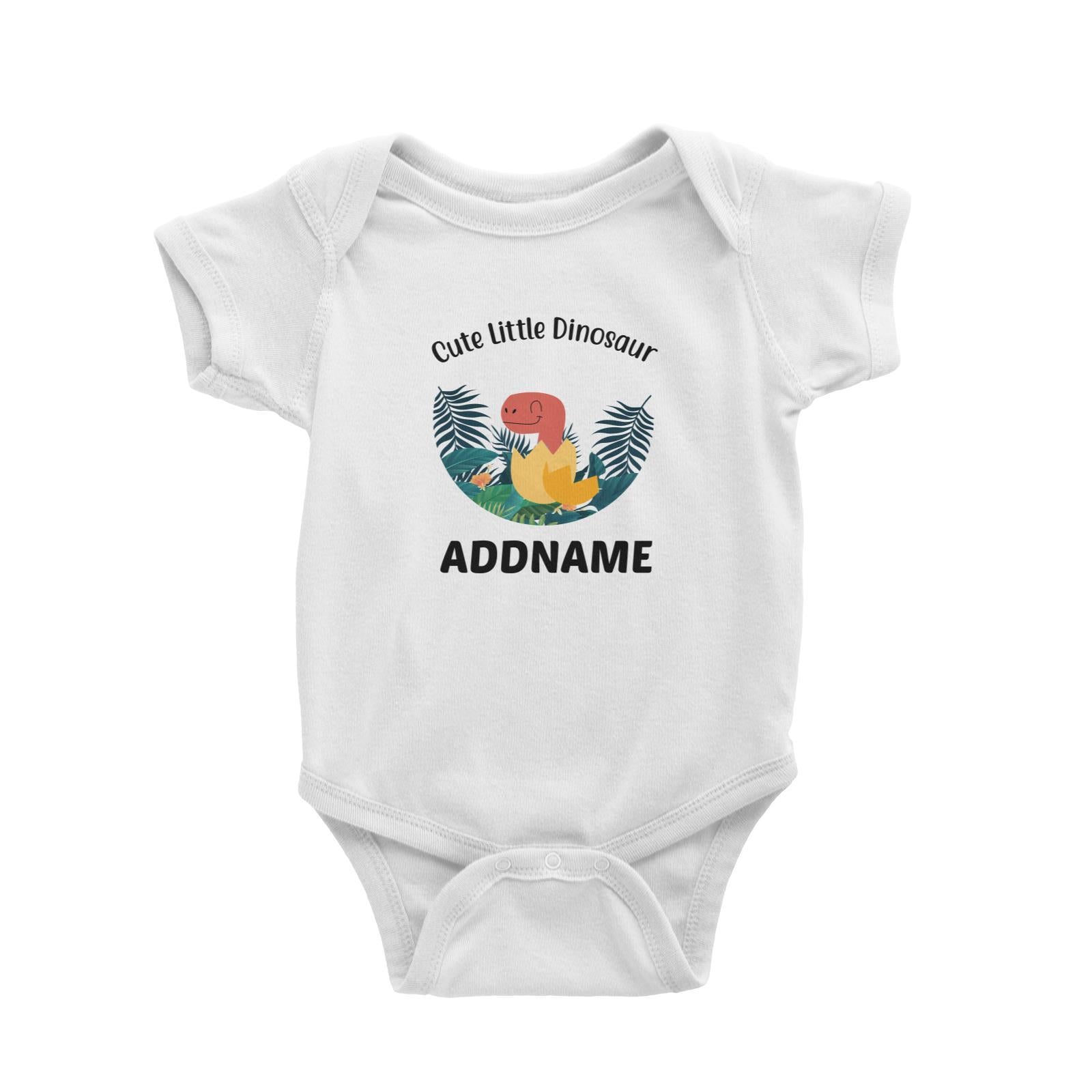 Cute Little Dinosaur With Egg Addname Baby Romper
