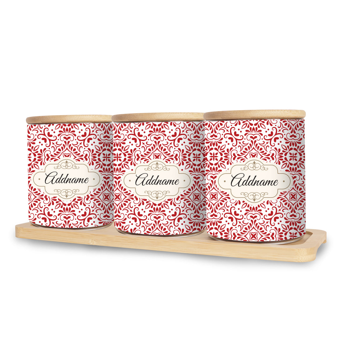 Arabesque Rosette Canister