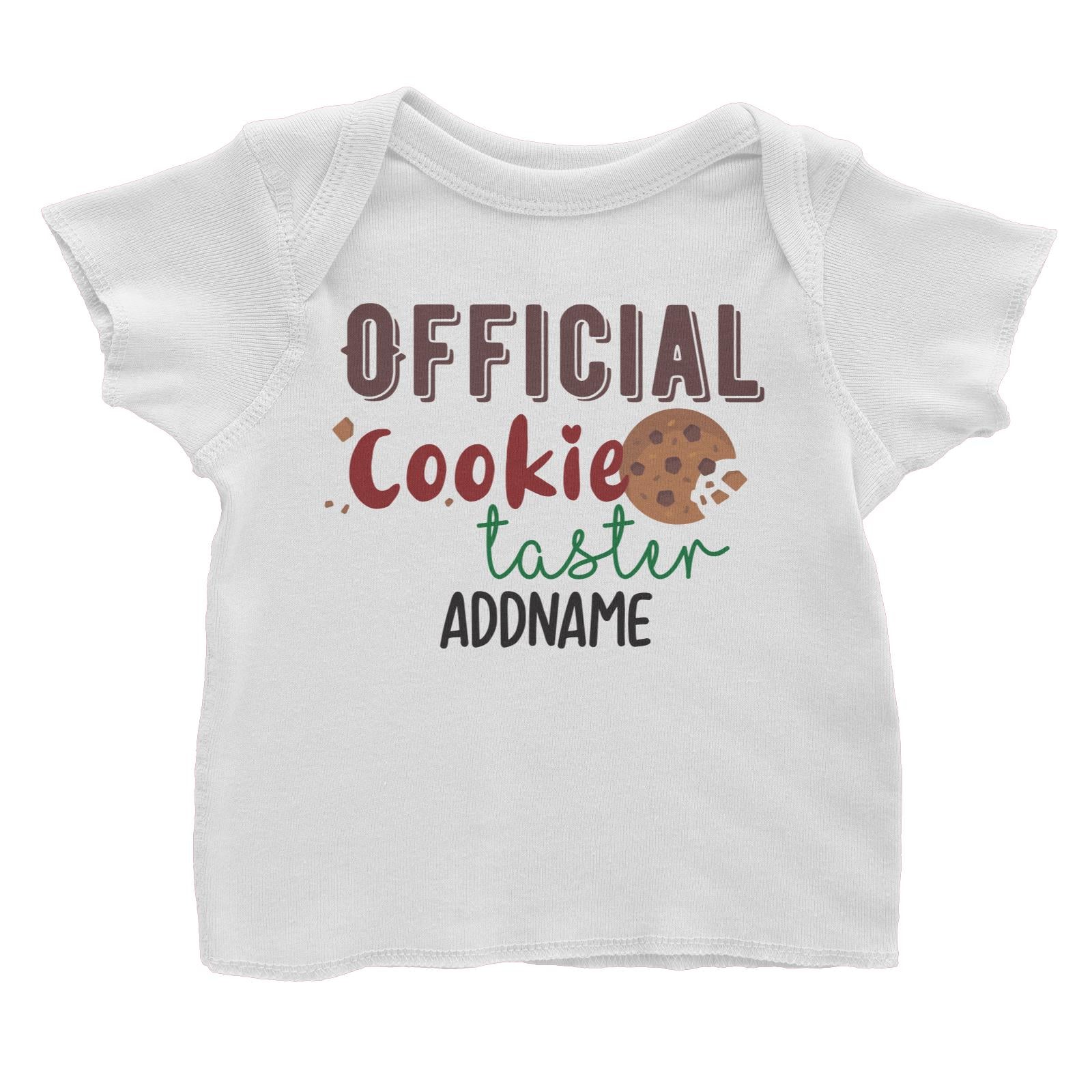 Xmas Official Cookie Taster Baby T-Shirt