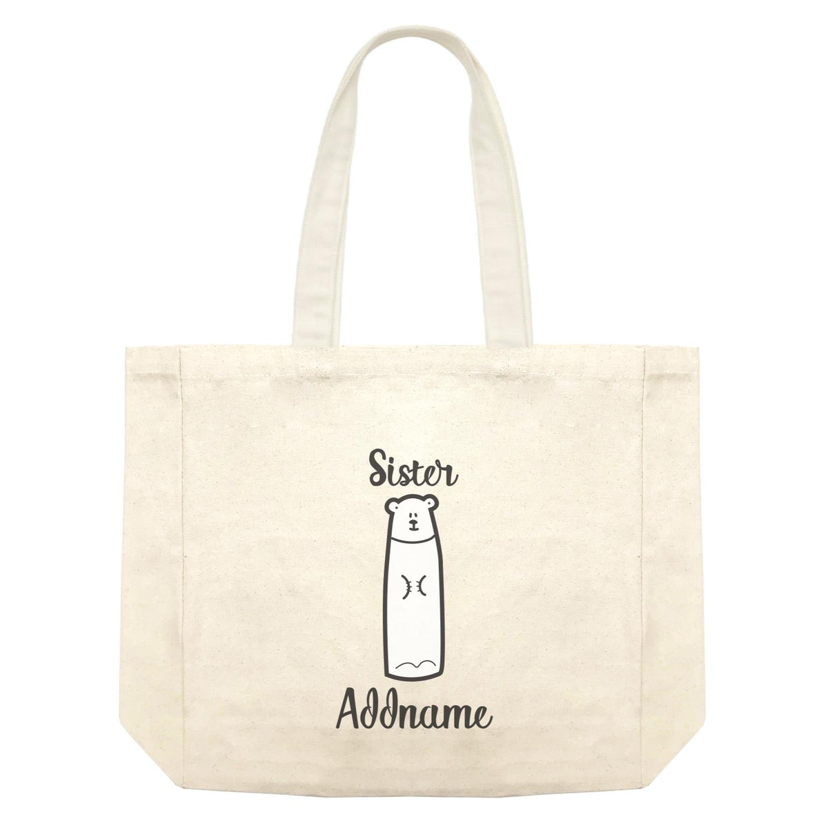 Christmas Series Sister Bear Shopping Bag