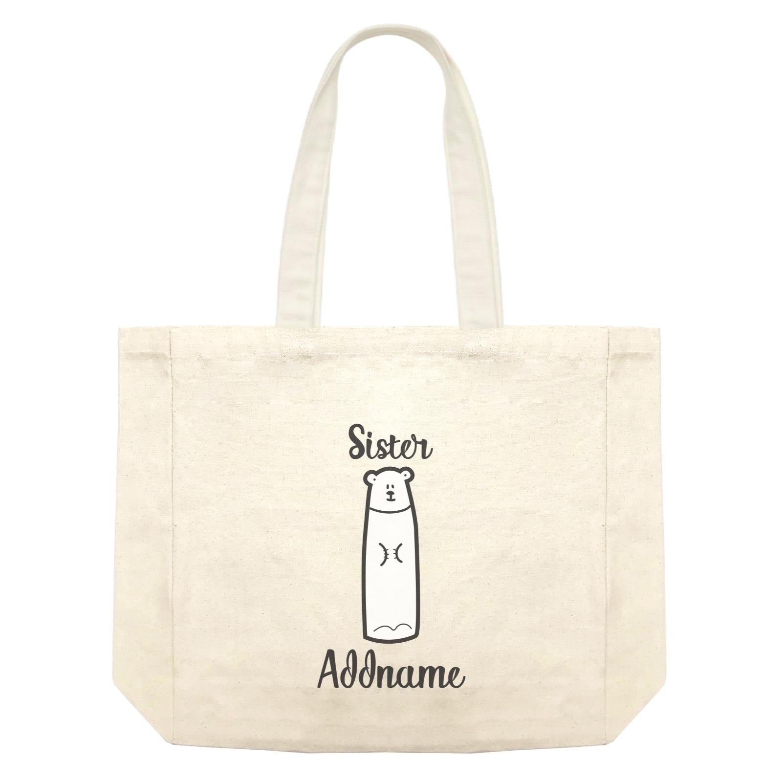 Christmas Series Sister Bear Shopping Bag