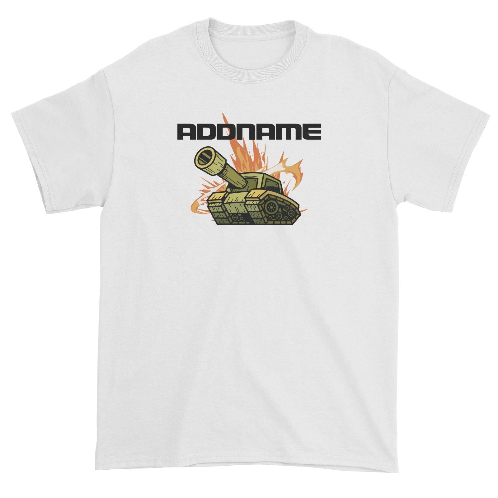 Birthday Battle Theme Tank Addname Unisex T-Shirt