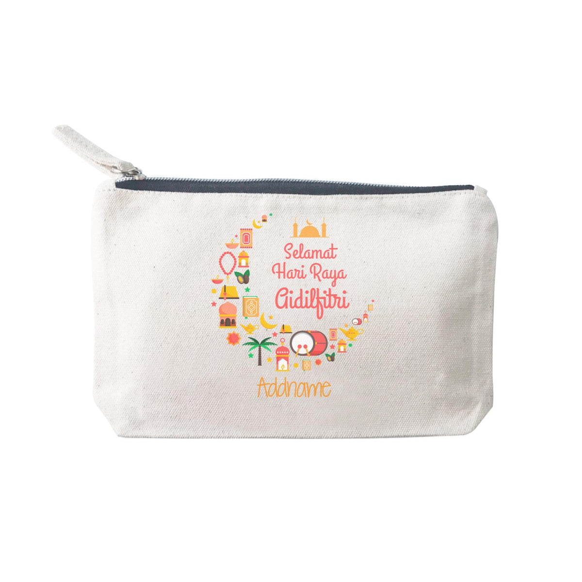Raya Moon Raya Icons Selamat Hari Aidilfitri Addname Mini Accessories Stationery Pouch 2