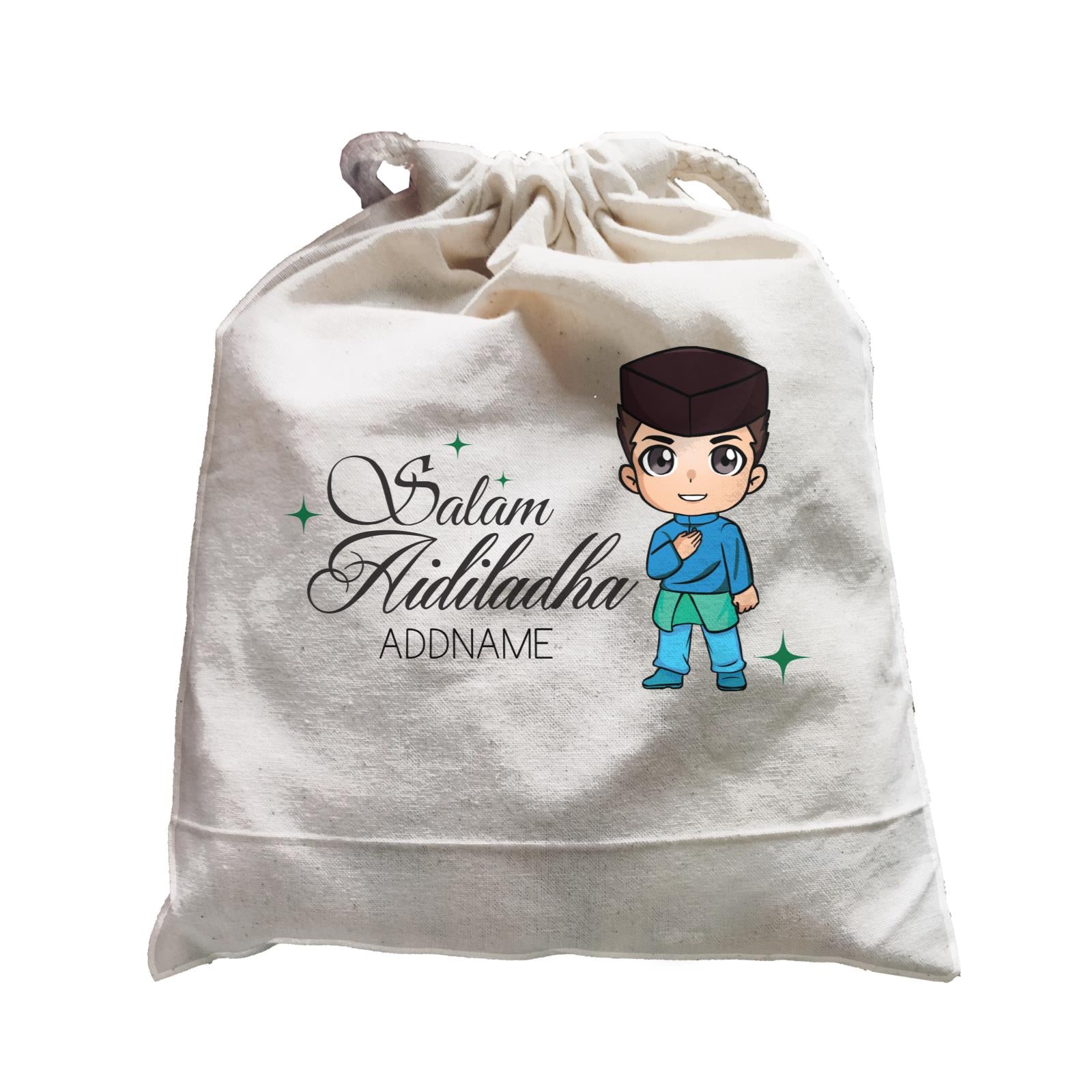 Raya Chibi Wishes Man Addname Wishes Salam Aidiladha Addname Satchel