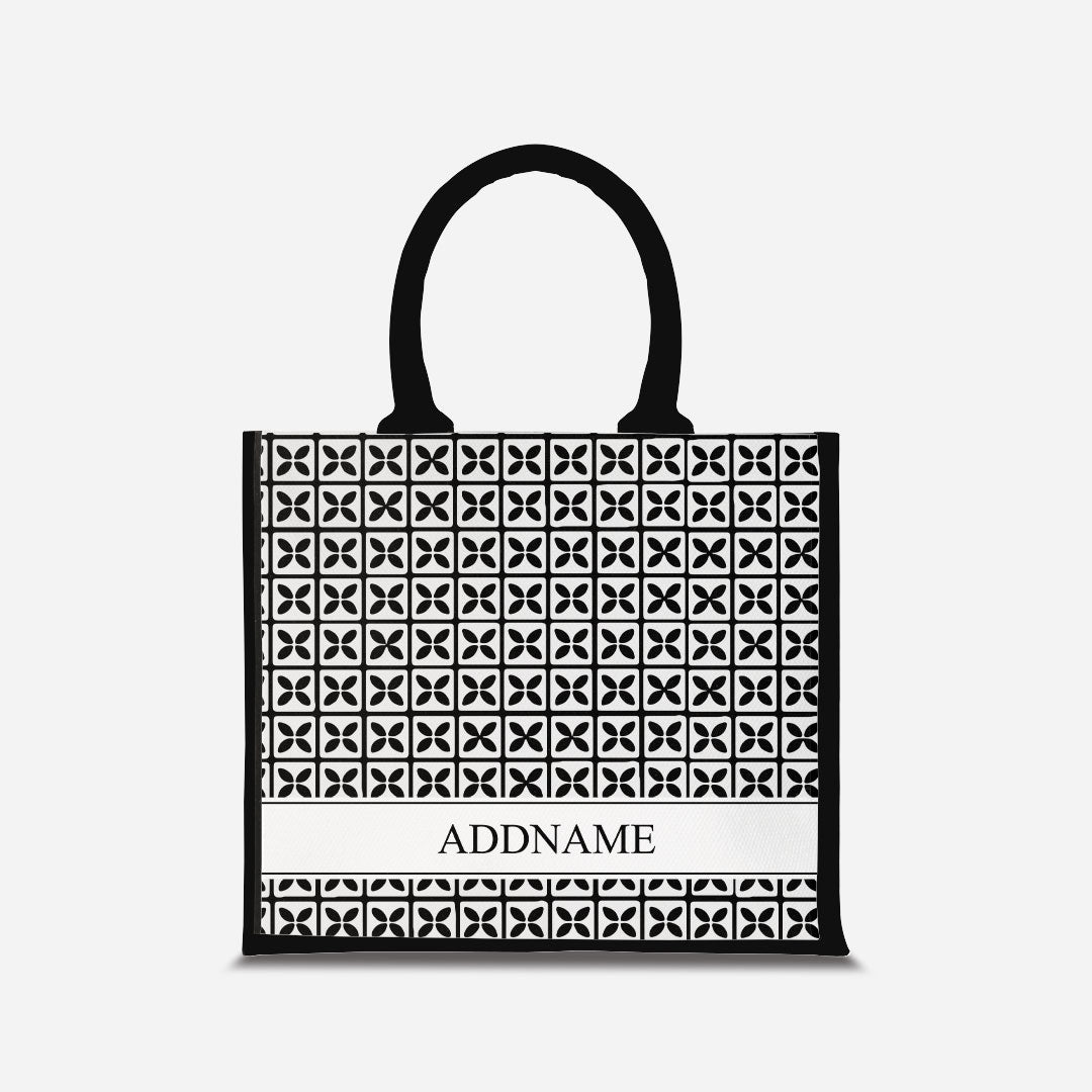 Kedah Rumaysa Jute Bag - Black