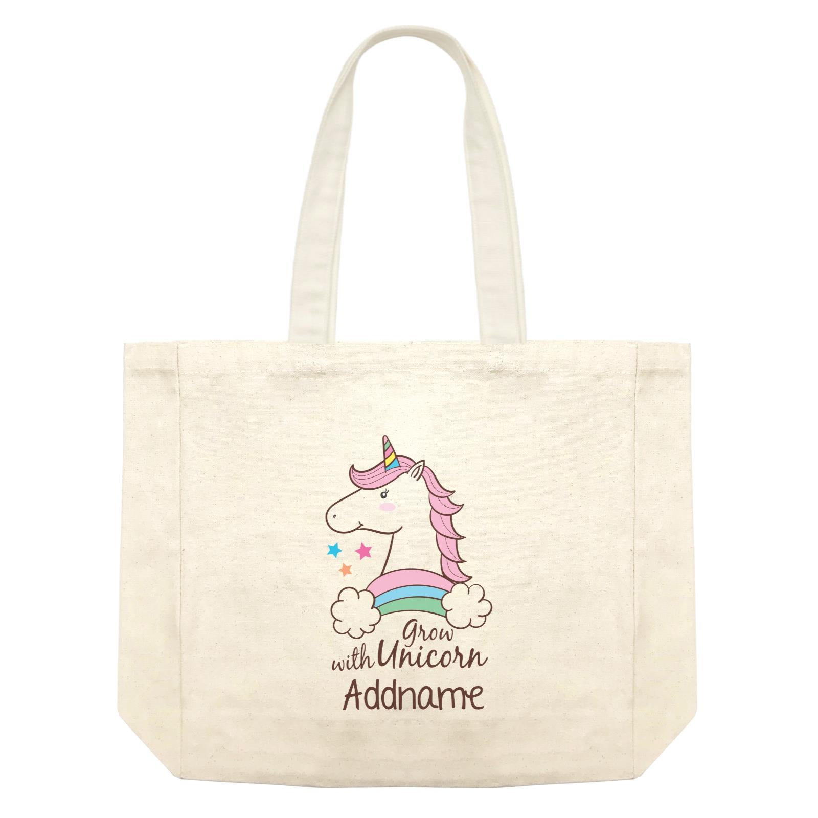 Cool Cute Unicorn Grow With Unicorn Addname Shopping Bag