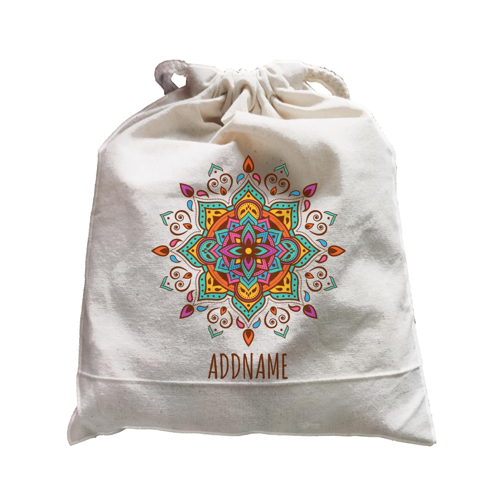 Colourful Mandala 2 Addname Satchel