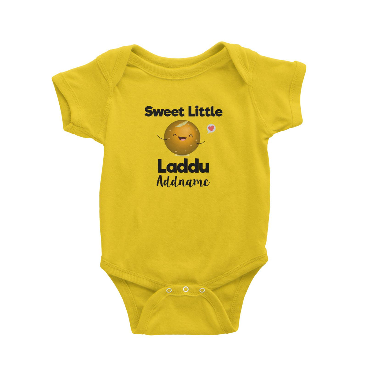 Sweet Little Laddu Addname Baby Romper