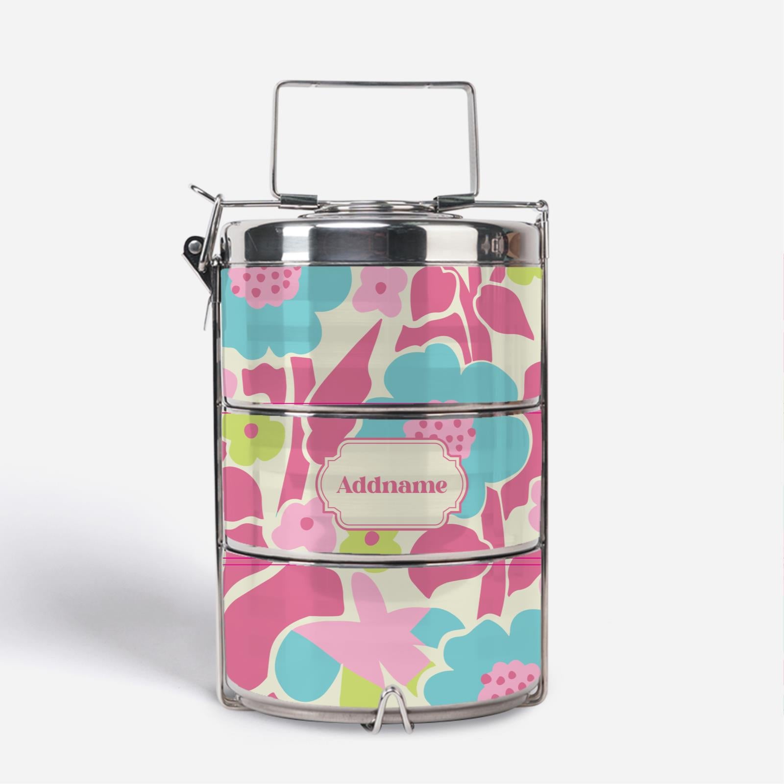 Navian Series - Pink Tiffin Carrier Hustle Bright