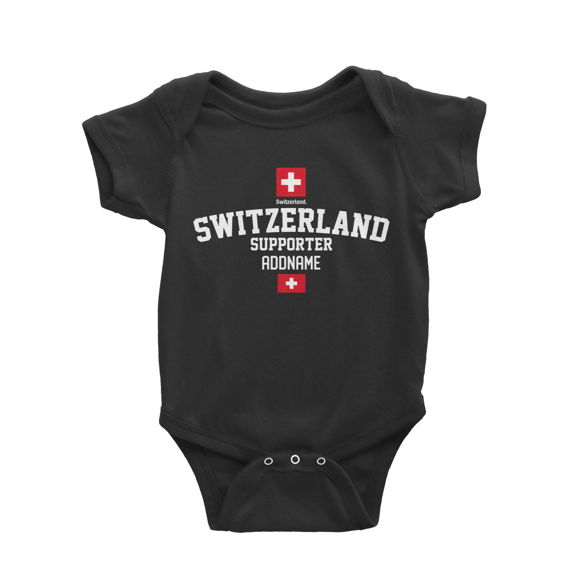 Switzerland Supporter World Cup Addname Baby Romper