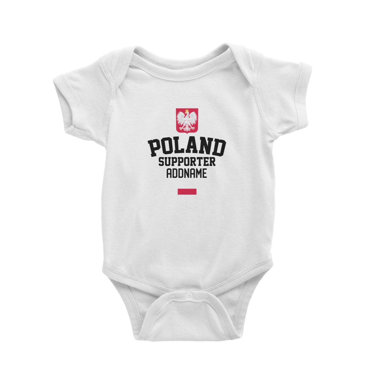 Poland Supporter World Cup Addname Baby Romper