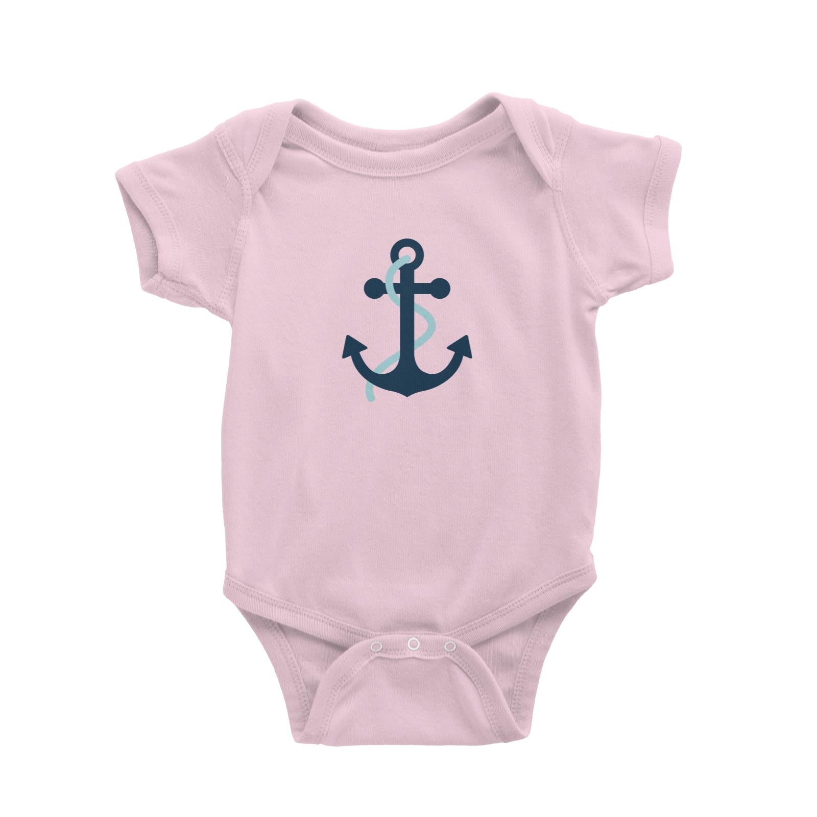 Sailor Anchor Blue Baby Romper  Matching Family Personalizable Designs