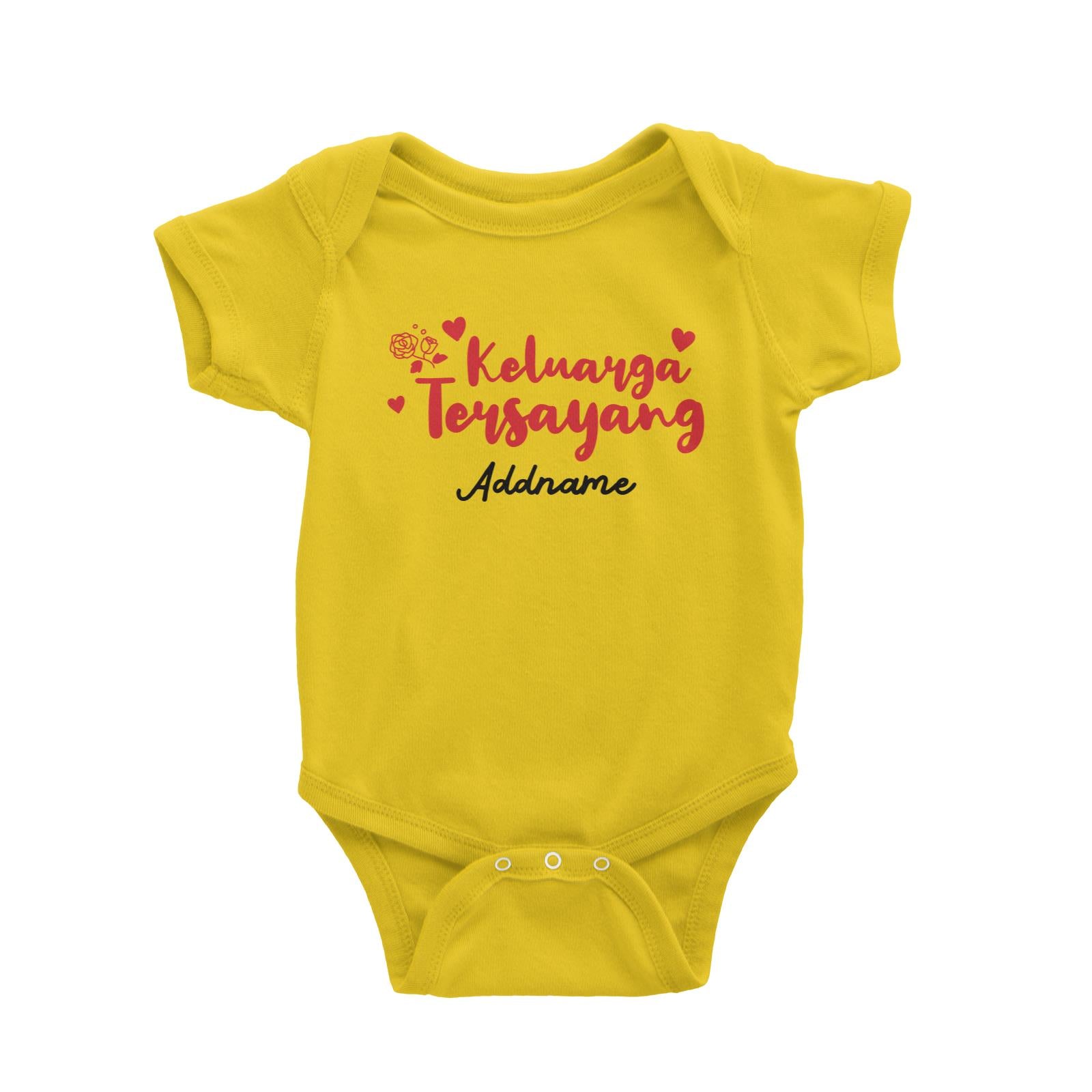 Keluarga Tersayang Raya Typography Baby Romper