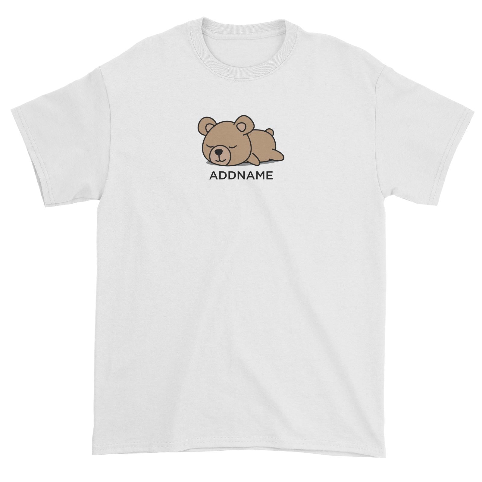Lazy Bear Addname Unisex T-Shirt