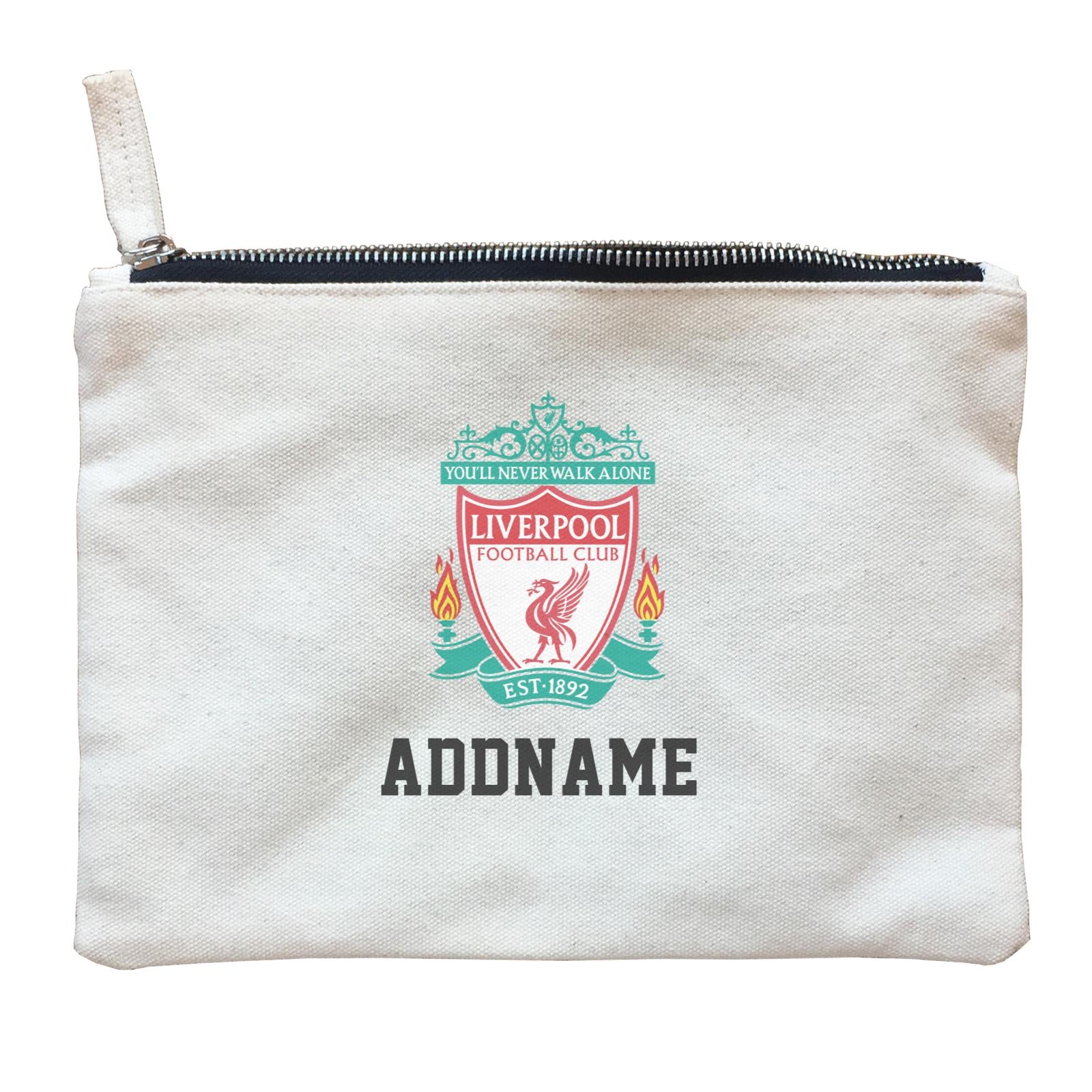 Liverpool Football Logo Addname Zipper Pouch