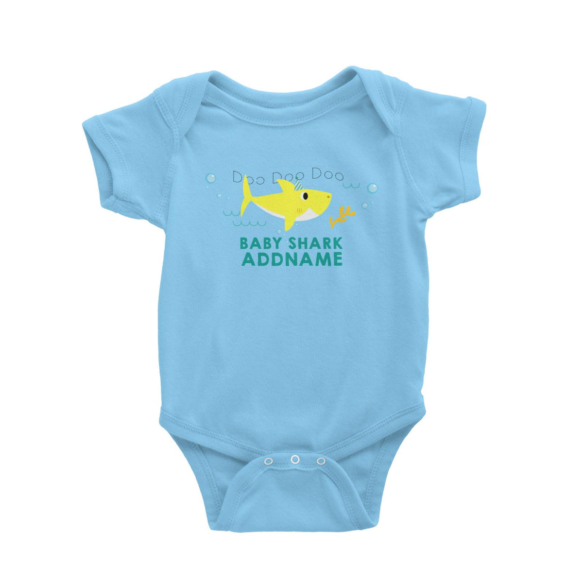 Baby Shark Birthday Theme Addname Baby Romper