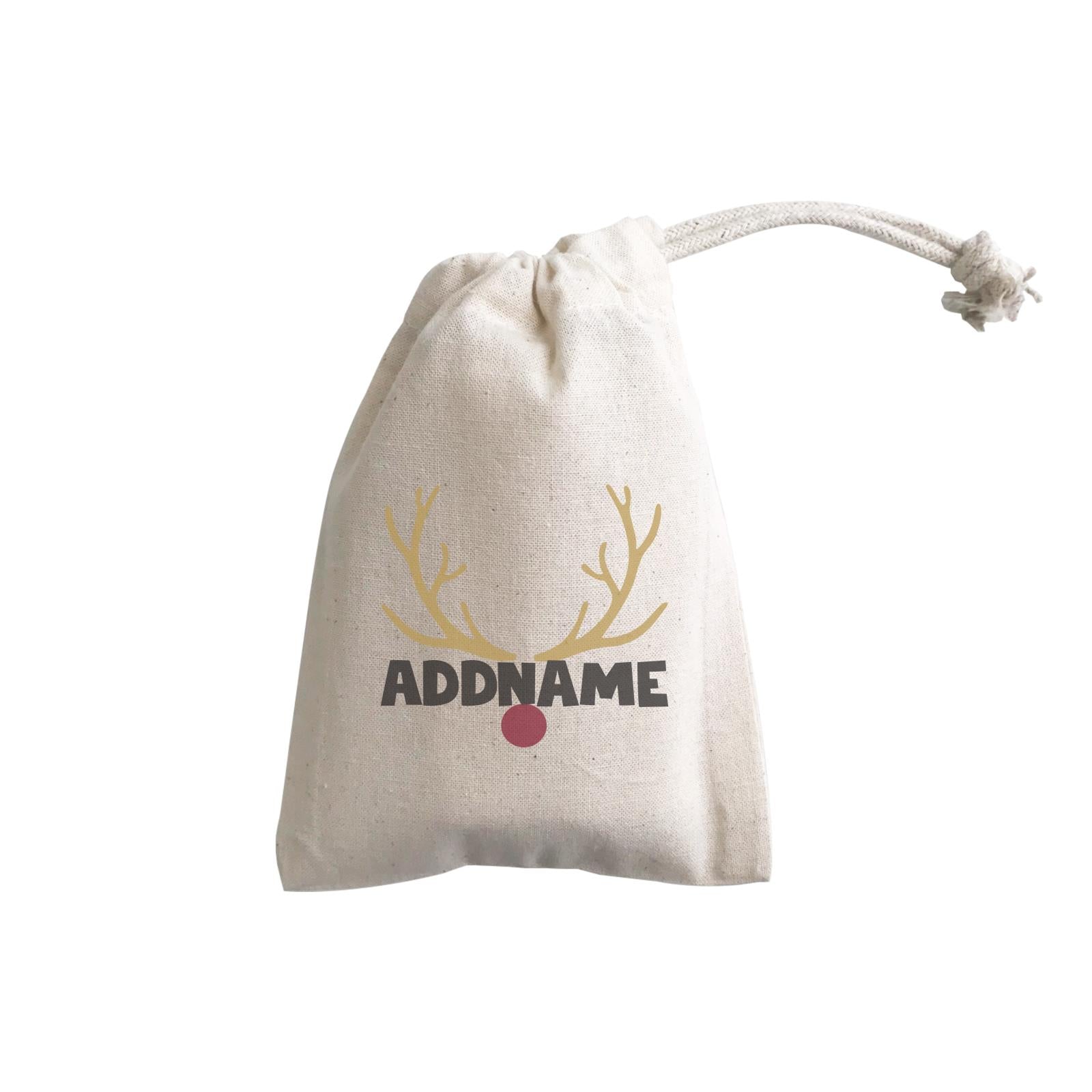 Xmas Rudolf Antler and Nose GP Gift Pouch