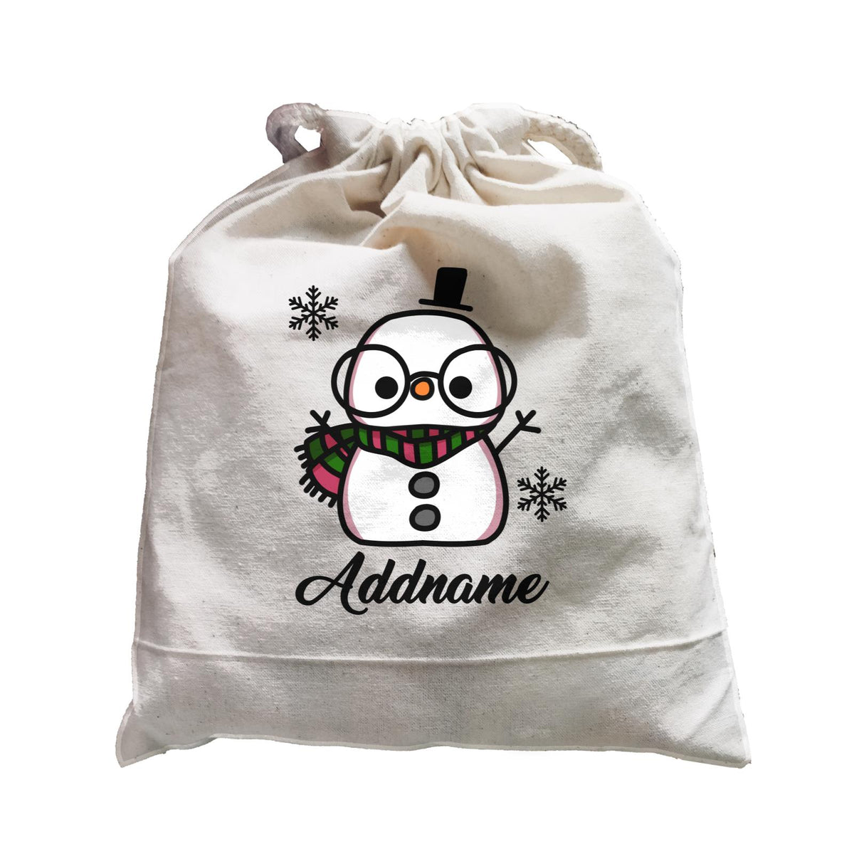 Xmas Papa Snowman Satchel