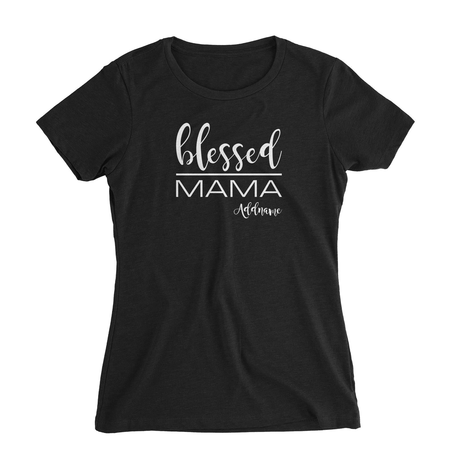 Blessed Mama Women's Slim Fit T-Shirt