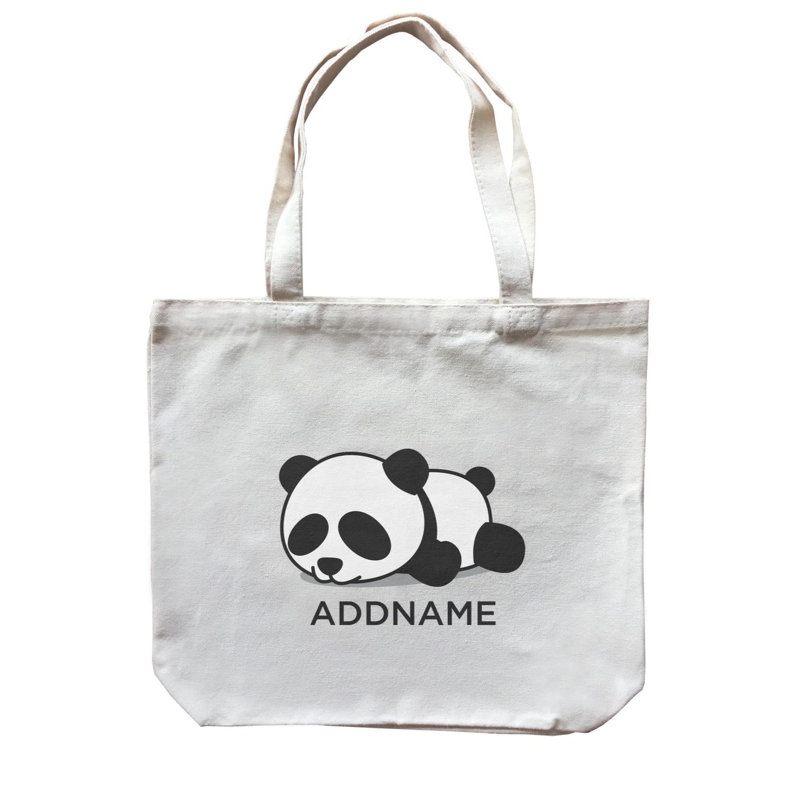Lazy Panda Addname Canvas Bag