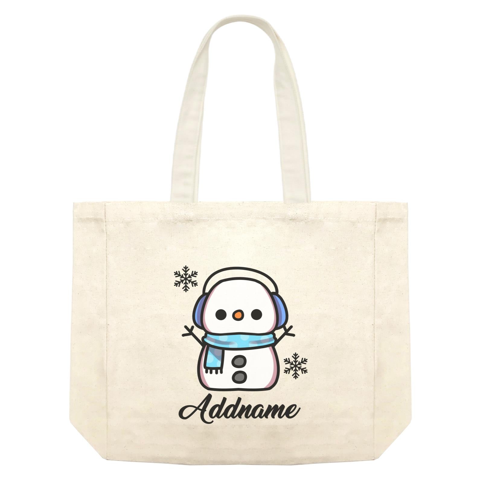 Xmas Little Boy Snowman Shopping Bag